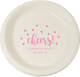 Confetti Dots Cheers Plastic Plates Image 4 of 4